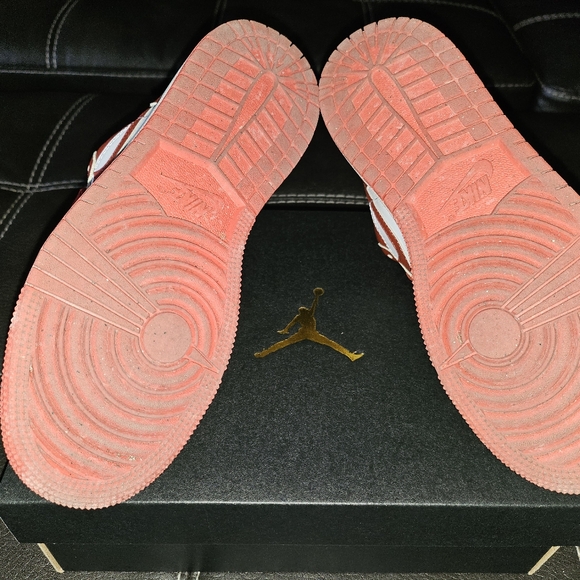 Nike Jordan 1 Low Red White Size 6 - Picture 5 of 5